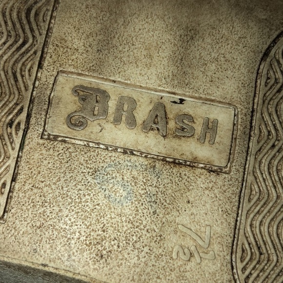 Brash loafer fuzzy slip ons flats gray fuzzy liner size 7 1/2 comfy shoes​​​ - Picture 4 of 5